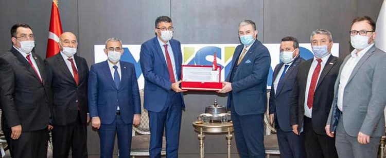 Kütahya heyetinden MÜSİAD ziyareti