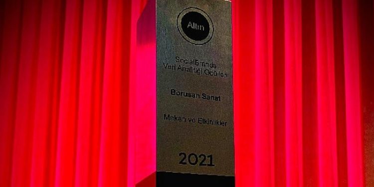 Borusan Sanat’a Social Media Awards Turkey 2021’den Altın Ödül