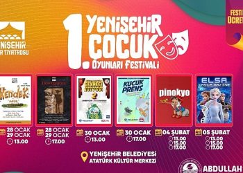 “1.Yenişehir Çocuk Oyunları Festivali” 28 Ocak’ta başlıyor