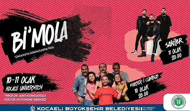 Büyükşehir’den KOÜ Kampüsünde Bi’Mola