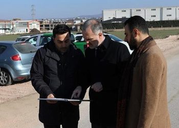 İnegöl Akpınar Kavşağında Çalışmalar Başladı