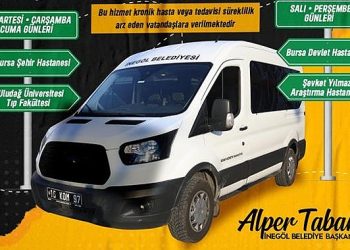 İnegöl Belediyesi’nden Bursa Hastanelerine Ücretsiz Servis Hizmeti