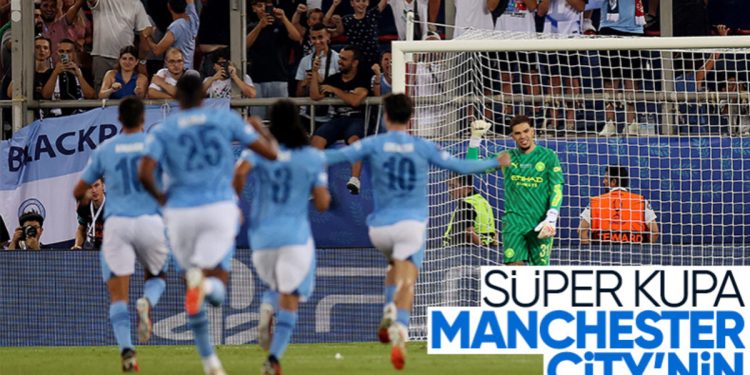 UEFA Süper Kupa’nın sahibi Manchester City oldu